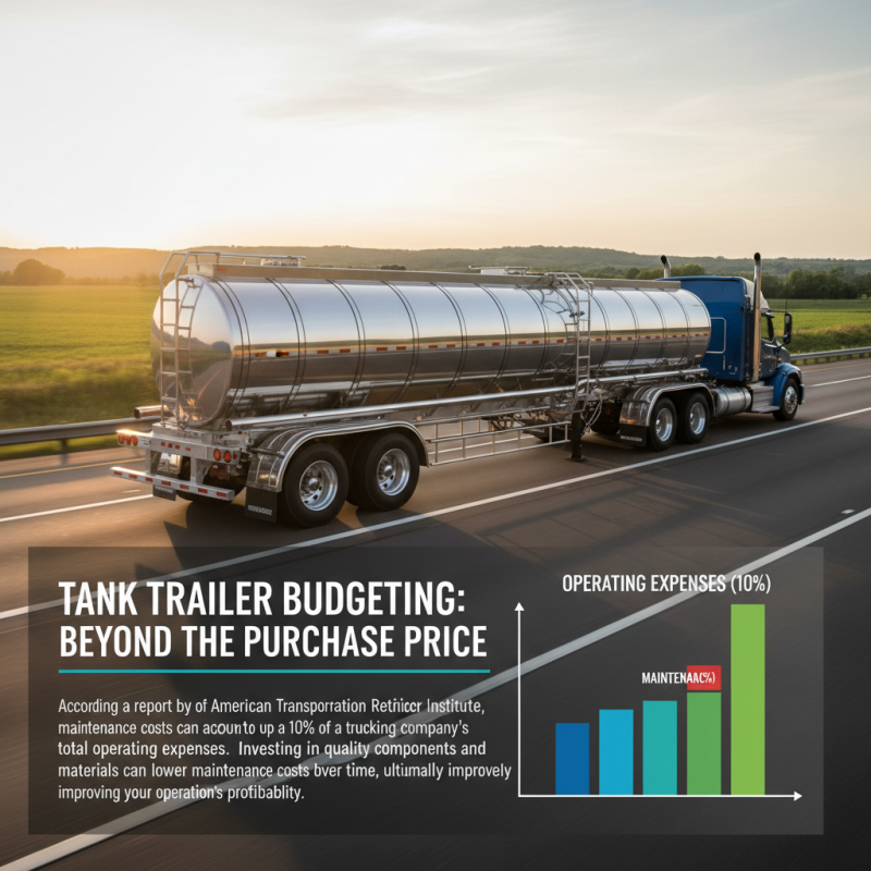 How to Choose the Right Tank Trailer for Your Transportation Needs