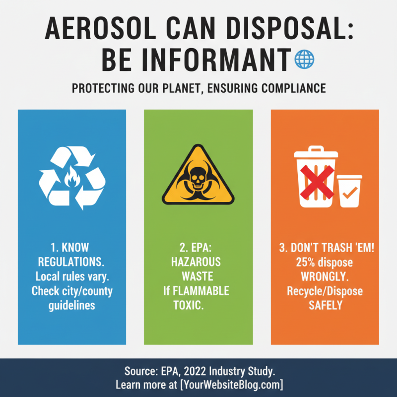 How to Safely Dispose of Aerosol Empty Cans at Home and Recycling Centers