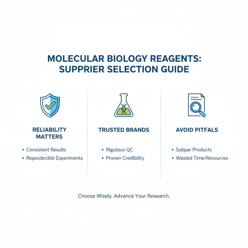 How to Choose the Best Molecular Biology Reagents for Your Research Needs