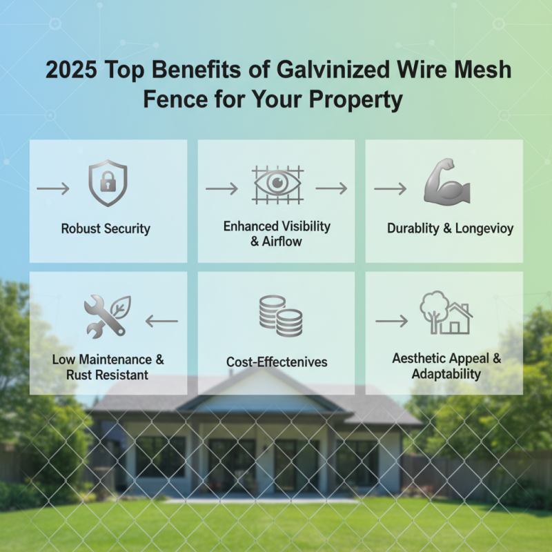 2025 Top Benefits of Galvanized Wire Mesh Fence for Your Property