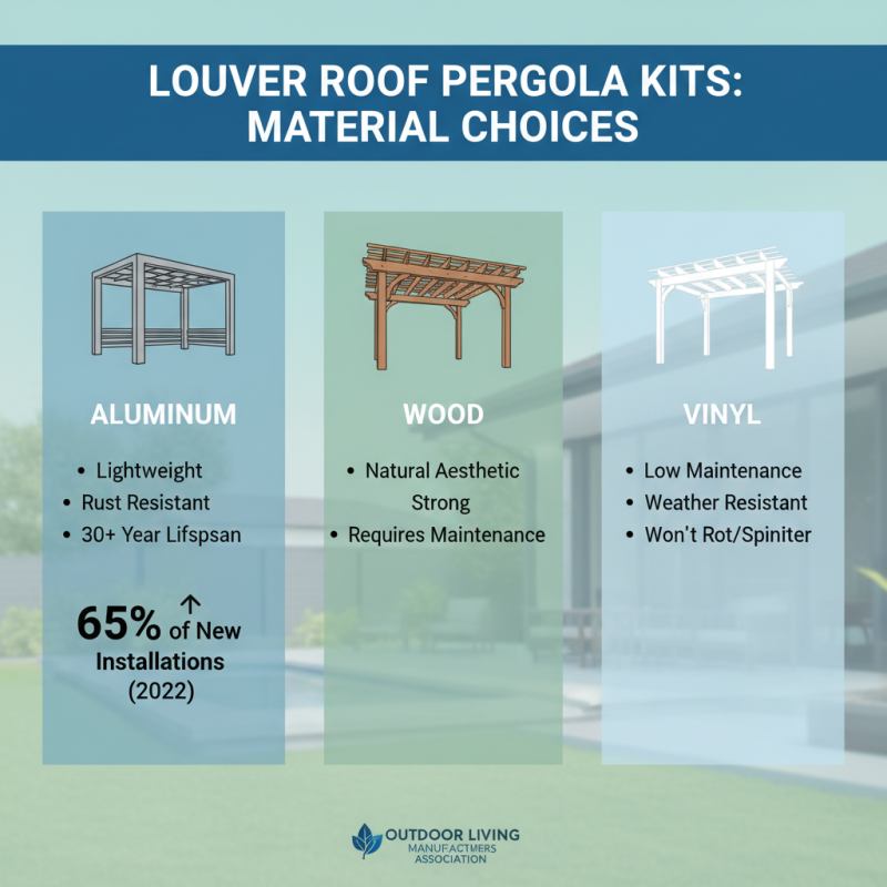 Why Choose a Louver Roof Pergola Kit for Your Outdoor Space