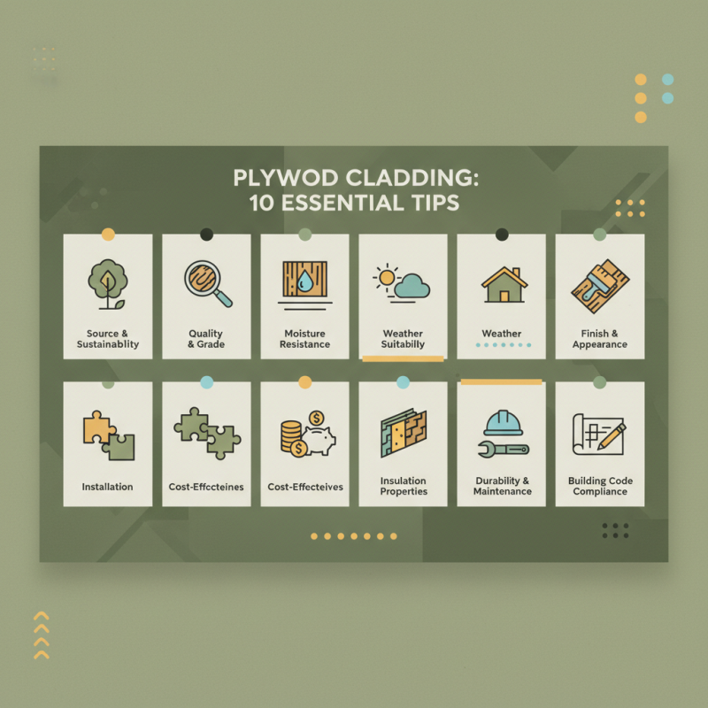 10 Essential Tips for Choosing the Right Plywood Cladding for Your Project