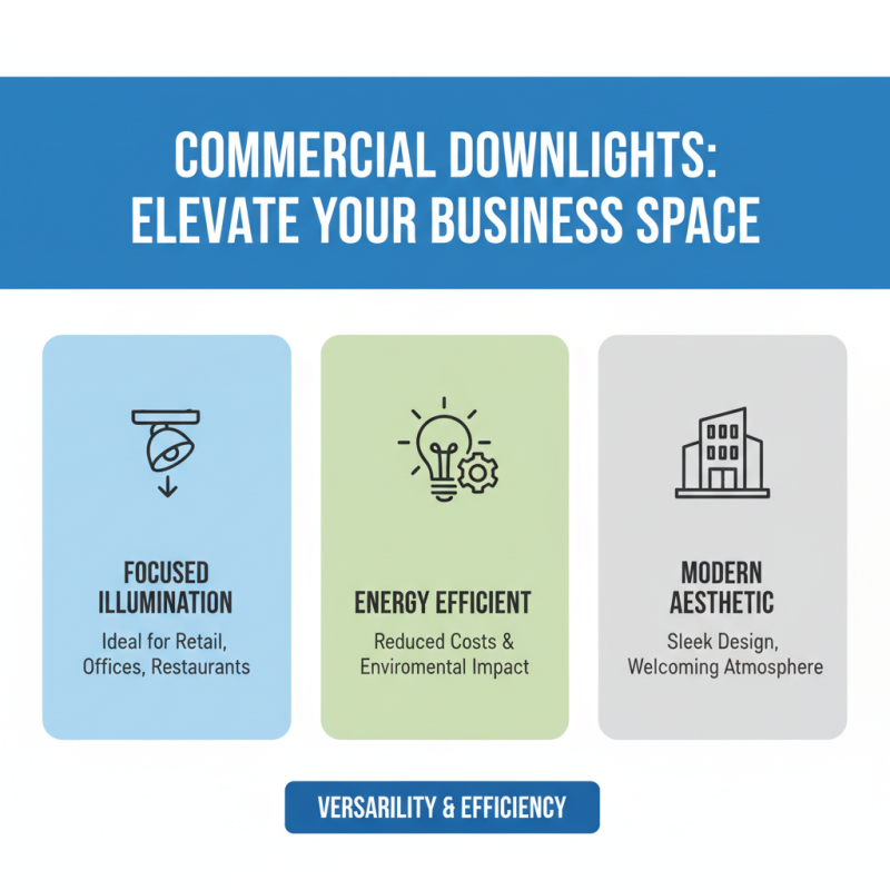 Why Choose Commercial Down Lights for Your Business Lighting Needs?
