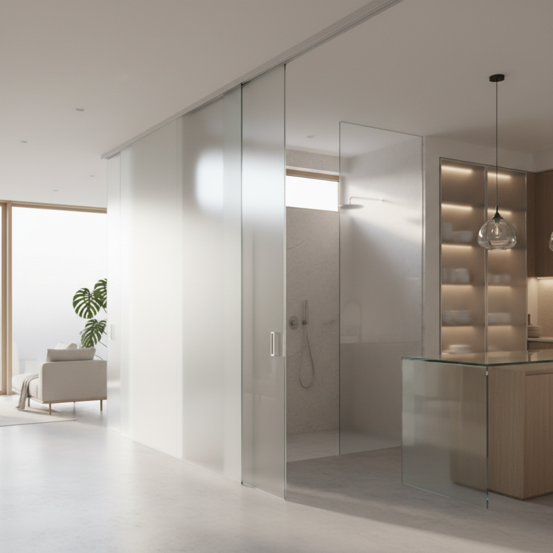 Top 2025 Trends: How to Use Frosted Glass for Modern Home Décor