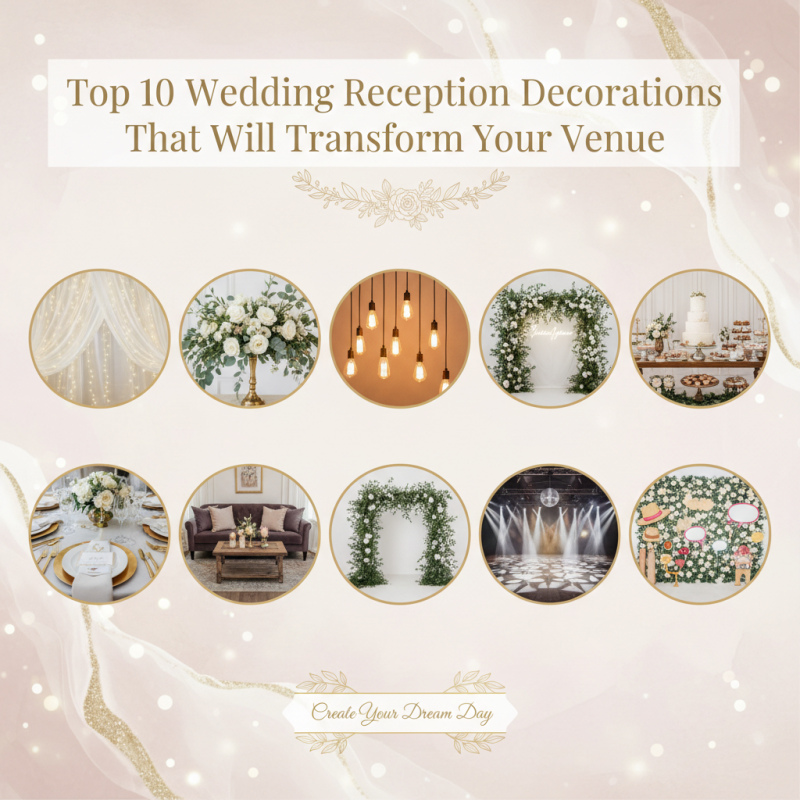 Top 10 Wedding Reception Decorations That Will Transform Your Venue