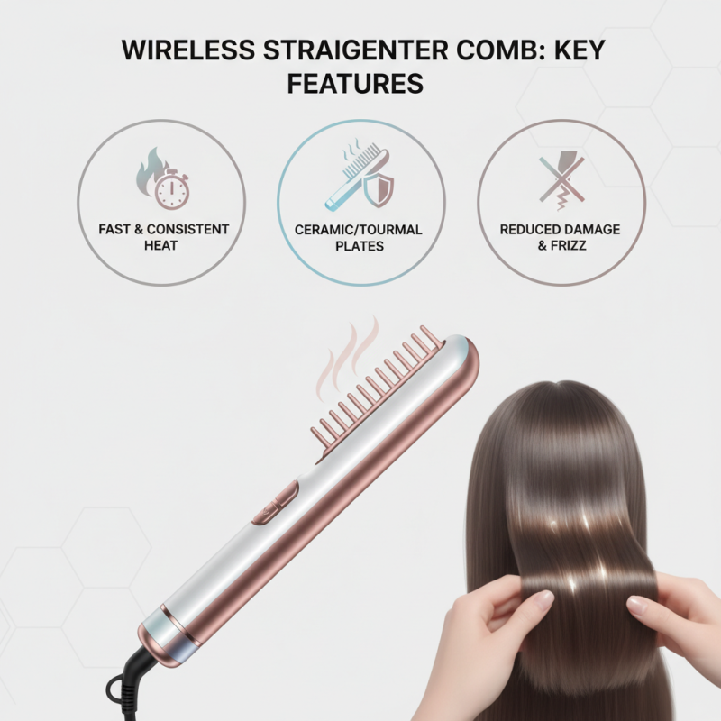 Why Choose a Wireless Hair Straight Comb for Effortless Styling Every Day