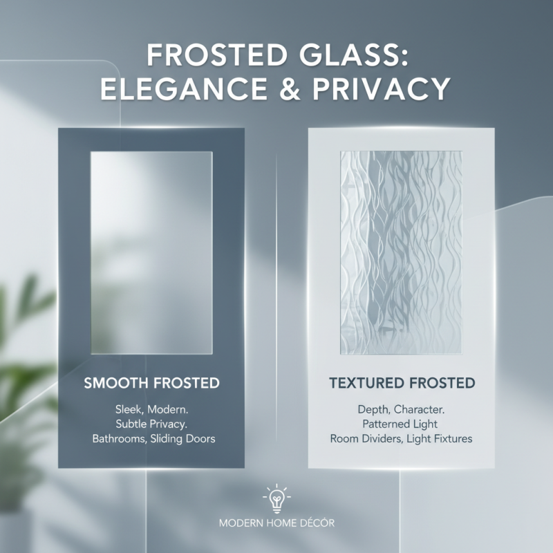 Top 2025 Trends: How to Use Frosted Glass for Modern Home Décor