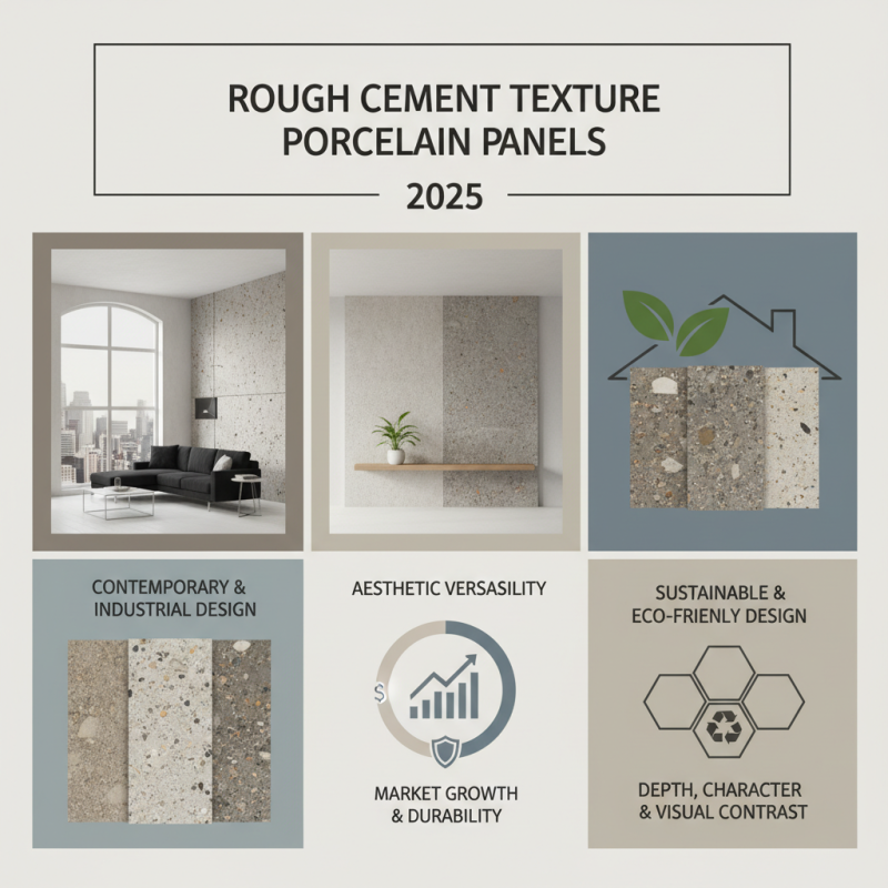 Exploring Rough Cement Texture Porcelain Panels for Stylish Home Design in 2025