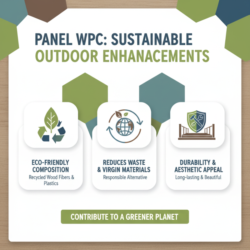 Top Benefits of Using Panel WPC for Your Outdoor Projects