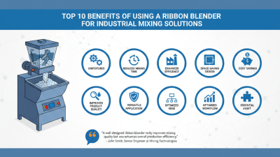 Top 10 Benefits of Using a Ribbon Blender for Industrial Mixing Solutions
