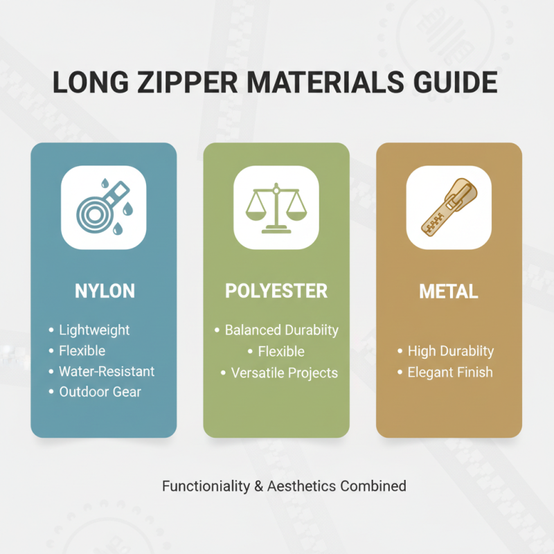 Best Long Zipper Types for Every Sewing Project You Need to Know