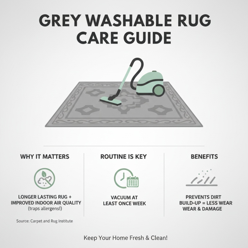 10 Tips for Choosing and Caring for Your Grey Washable Rug