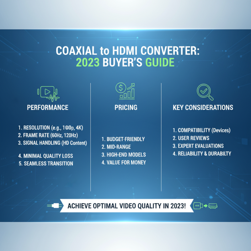 Top 10 Coax To HDMI Converters for the Best Video Quality in 2023