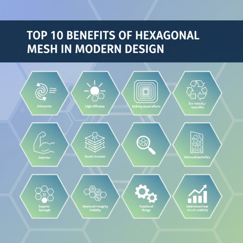 Top 10 Benefits of Using Hexagonal Mesh in Modern Design Projects
