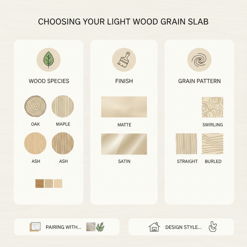 How to Choose the Best Light Wood Grain Slab for Your Home Decor Projects