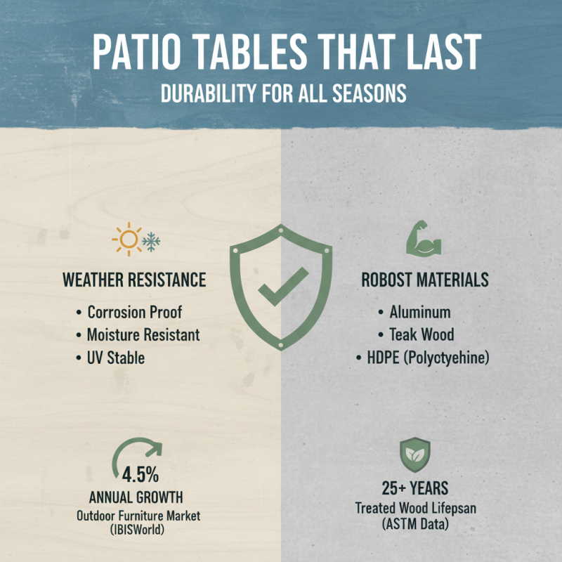 How to Choose the Best Outdoor Table for Your Patio in 2025