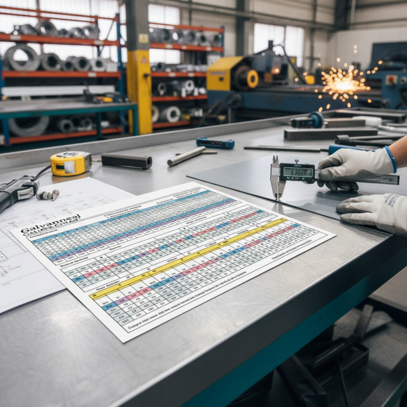 Top 10 Galvanneal Gauge Chart Tips for Accurate Metal Measurement
