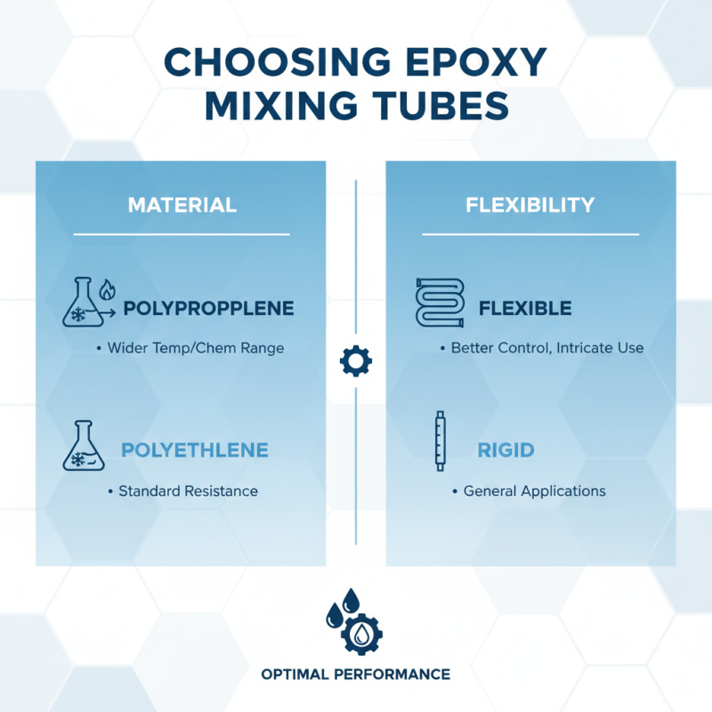 How to Choose the Right Epoxy Mixing Tube for Your Project Needs