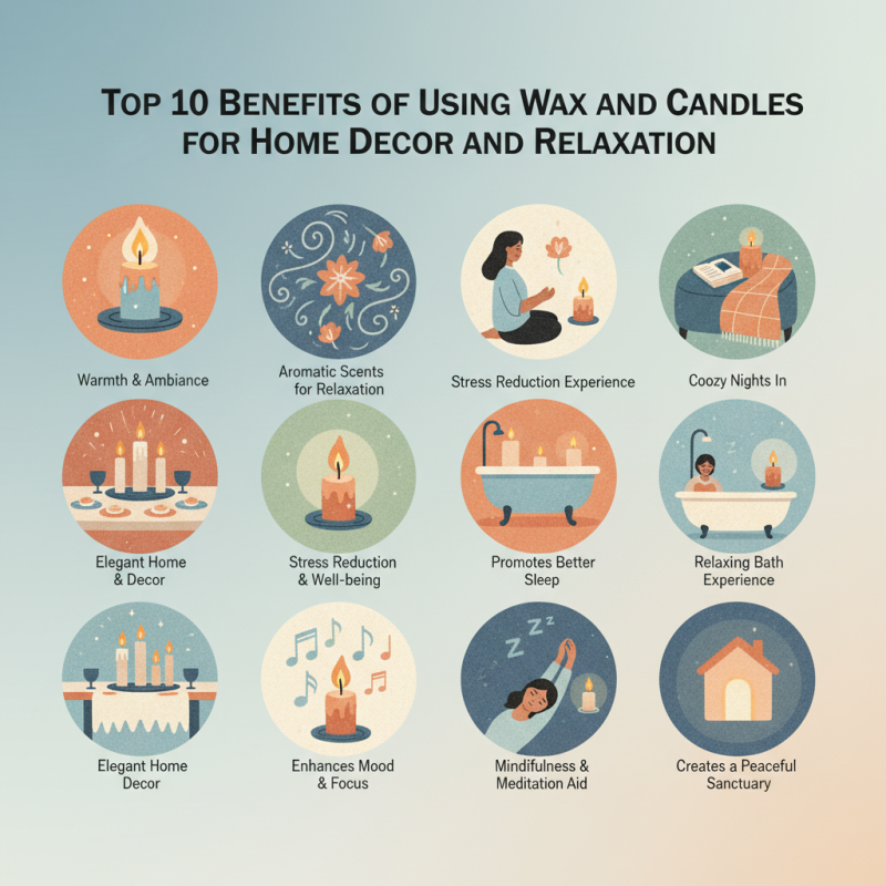 Top 10 Benefits of Using Wax and Candles for Home Decor and Relaxation