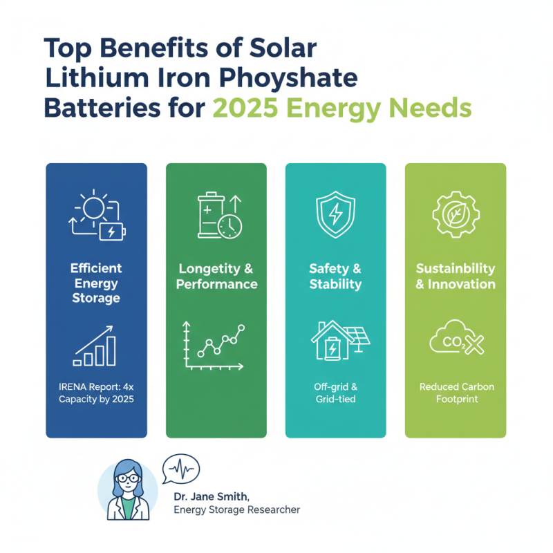 Top Benefits of Solar Lithium Iron Phosphate Batteries for 2025 Energy Needs