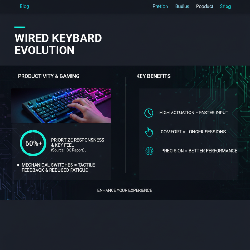 2025 Top Wired Keyboard Features You Need for Productivity and Gaming