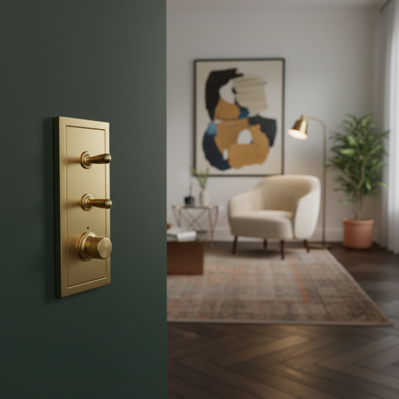 Top Brass Light Switches for Stylish Interiors in 2025