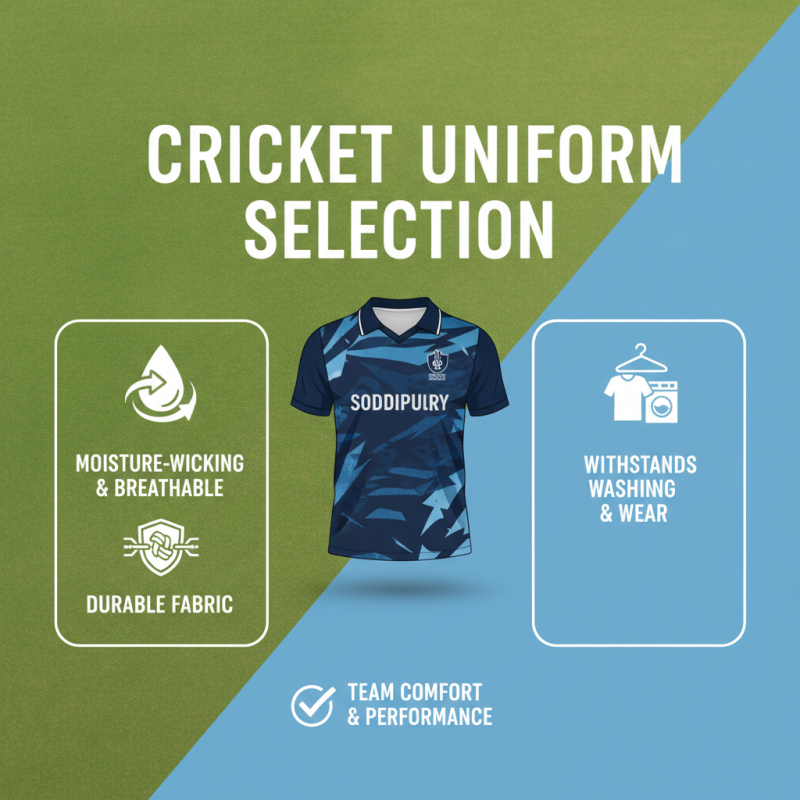 How to Choose the Best Cricket Team Uniforms for Your Squad