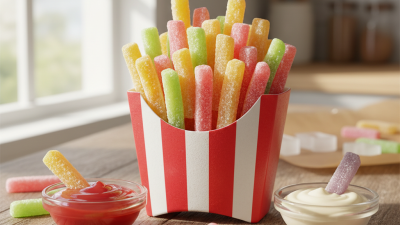 How to Make Delicious French Fries Modeling Gummy Candy with Easy Tips