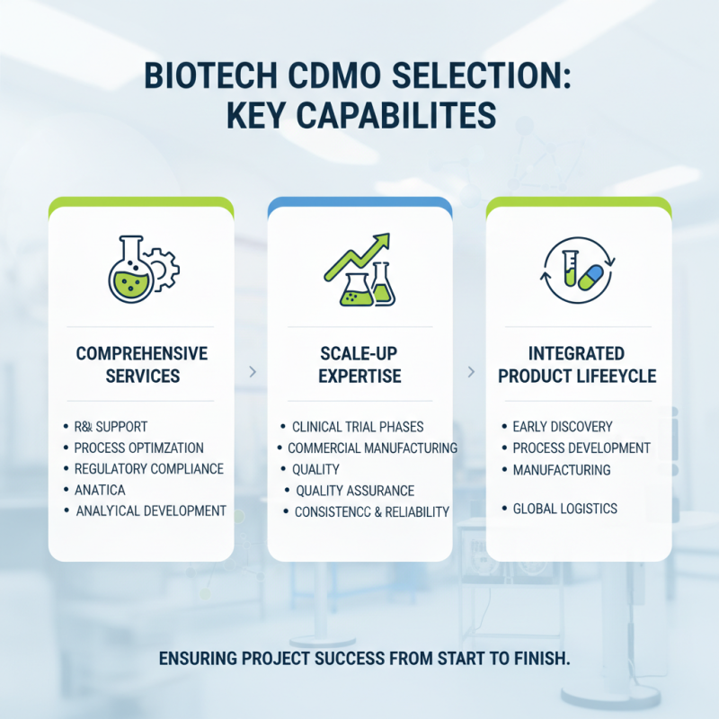 How to Choose the Right Biotech CDMO for Your Project Success