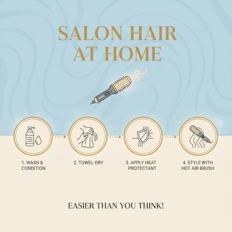 How to Use Hot Air Brush for Salon Quality Blowouts at Home