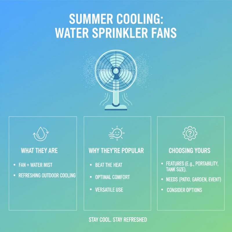 Best Water Sprinkler Fan Options for Ultimate Cooling This Summer