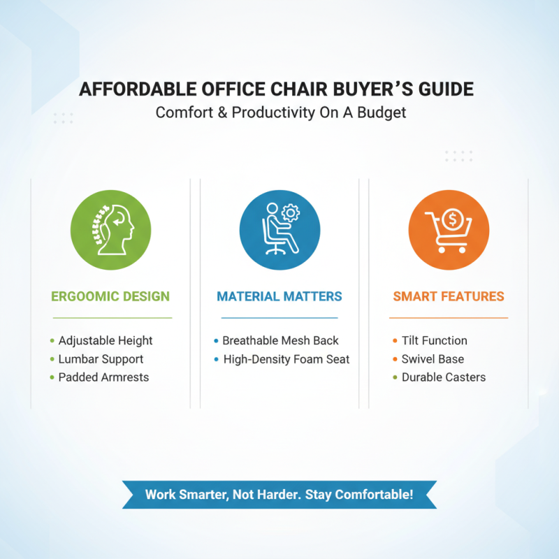 Top 10 Affordable Office Chairs for Comfort and Productivity