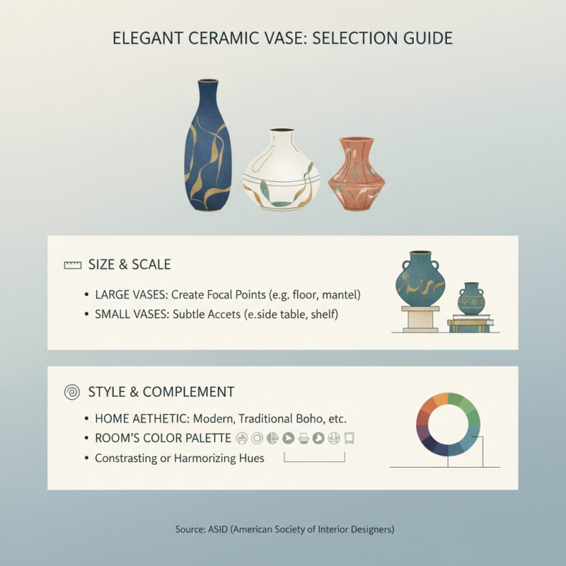 How to Choose the Perfect Elegant Ceramic Vase for Your Home Decor