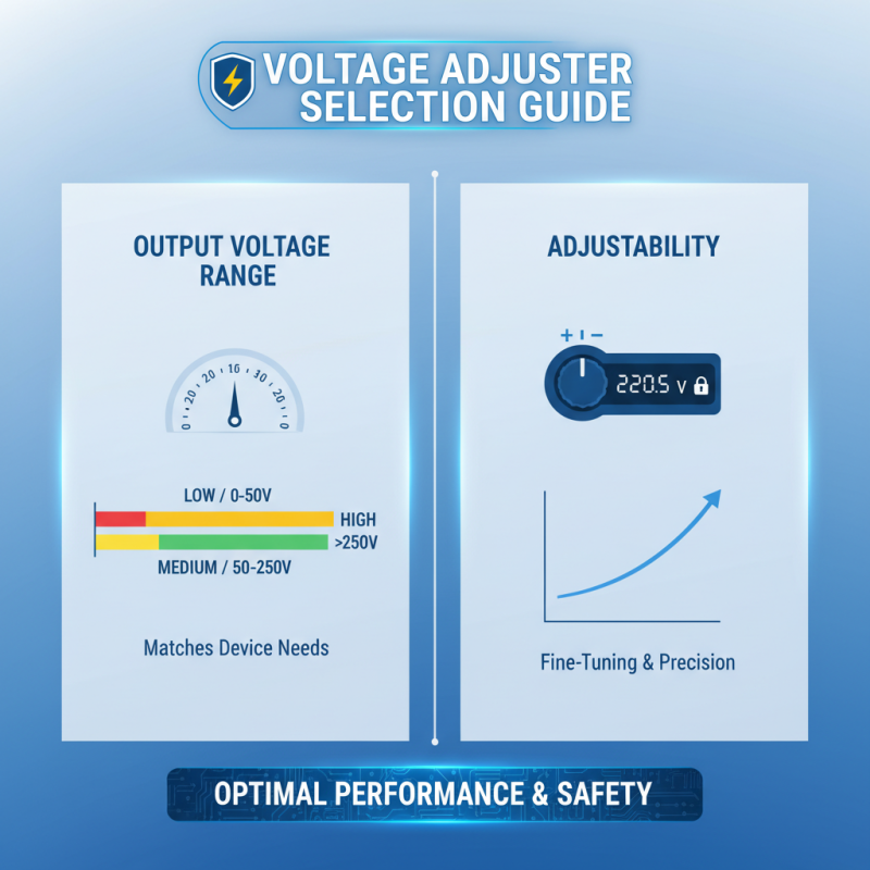 How to Choose the Right Voltage Adjuster for Your Electrical Needs