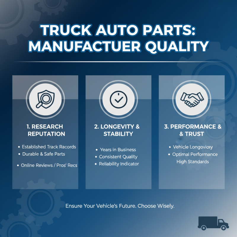 2025 Guide: How to Choose the Right Truck Auto Parts for Your Vehicle
