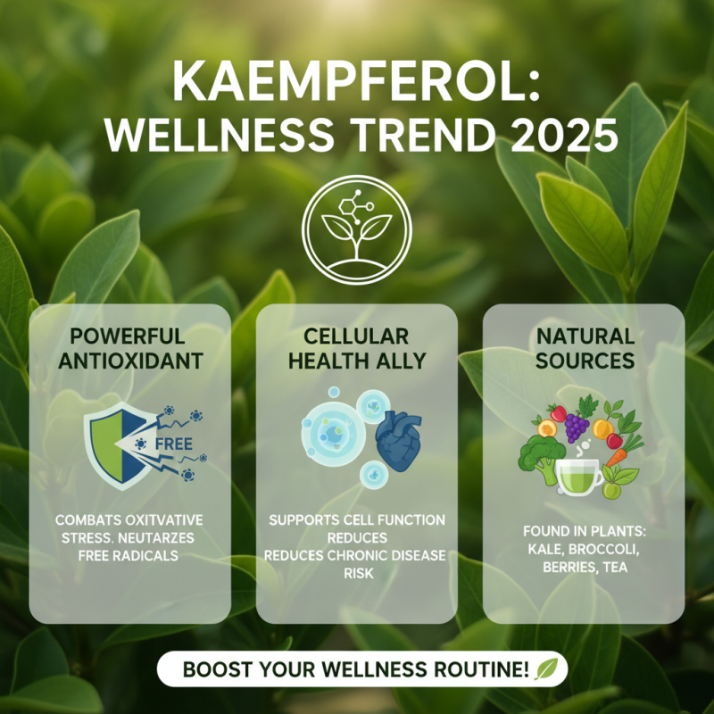 Discover the Benefits of Kaempferol Powder for Health and Wellness in 2025