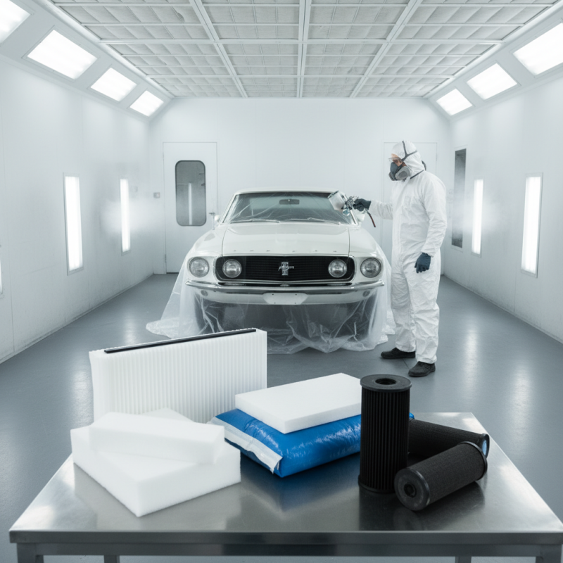 How to Choose the Best Automotive Paint Booth Filters for Your Shop