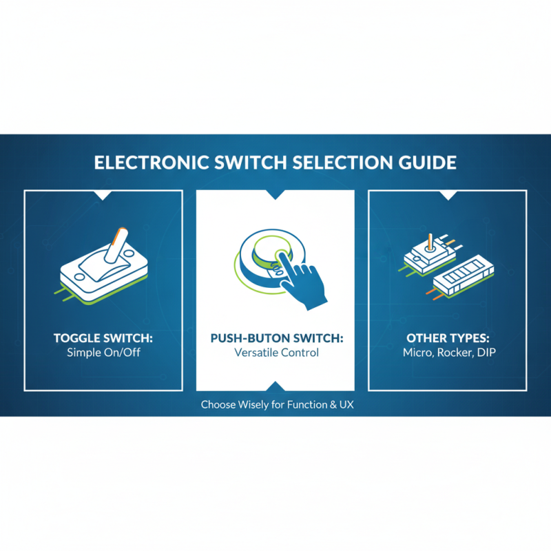 How to Choose the Right Switches Components for Your Electronic Projects