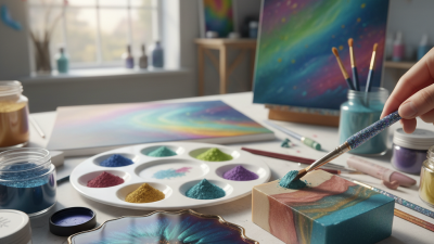 Как использовать хамелеоновую слюдяную пудру для создания потрясающих поделок и художественных проектов