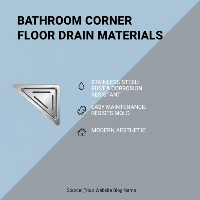 Top Bathroom Corner Floor Drain Options for Your Home in 2025