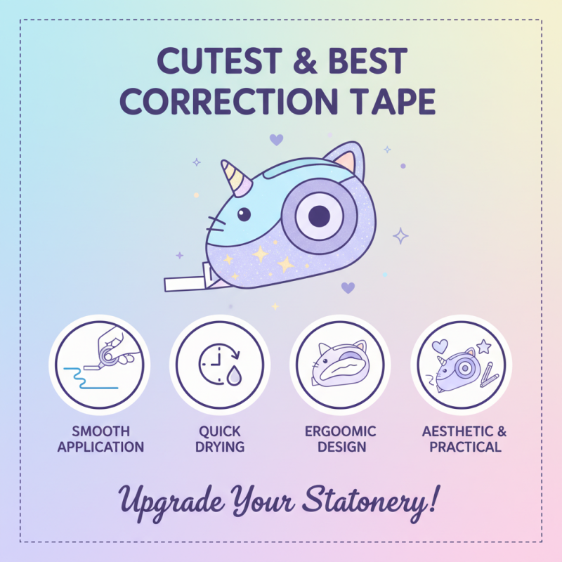 How to Choose the Cutest Correction Tape for Your Stationery Collection