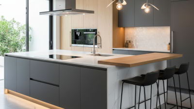 Ideias modernas e elegantes para ilhas de cozinha em sua casa.