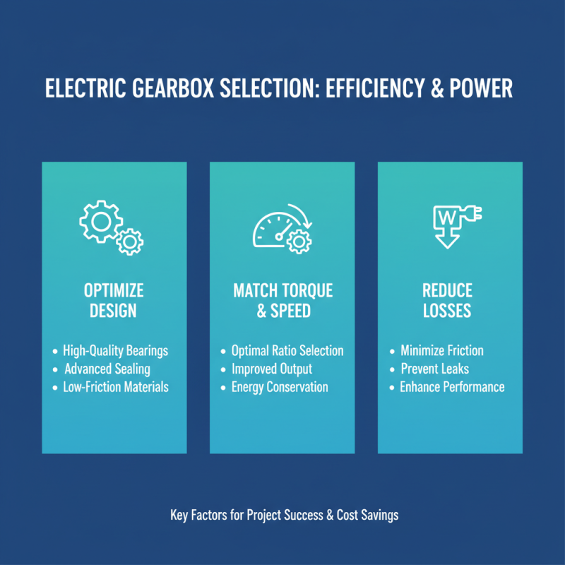 Top 10 Tips for Choosing the Right Electric Gearbox for Your Project
