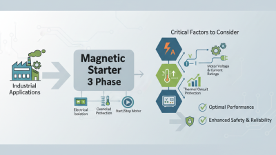 How to Choose the Right Magnetic Motor Starter for Your 3 Phase System