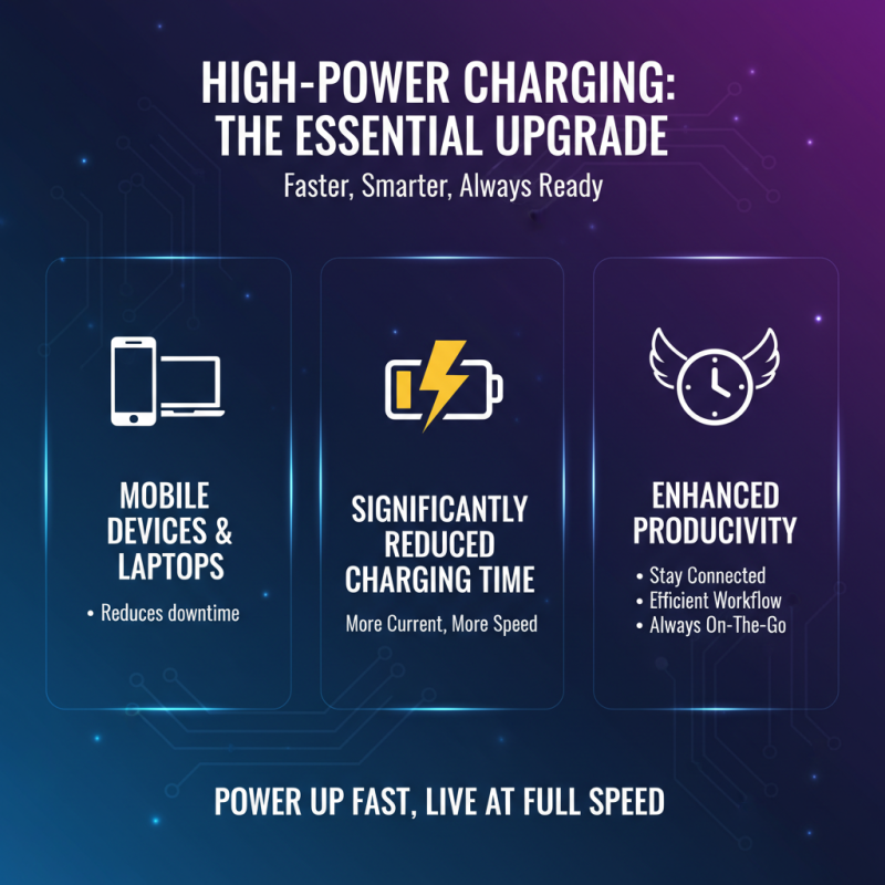 Why High-Power Lithium Battery Chargers Are Essential for Your Devices