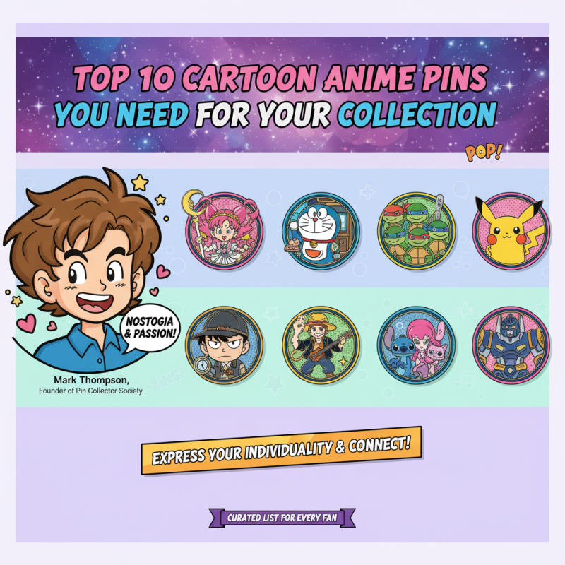 Top 10 Cartoon Anime Pins You Need for Your Collection