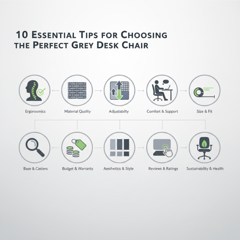 10 Essential Tips for Choosing the Perfect Grey Desk Chair for Your Office