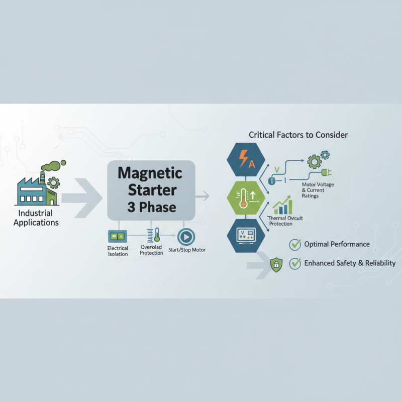 How to Choose the Right Magnetic Motor Starter for Your 3 Phase System