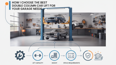 How to Choose the Best Double Column Car Lift for Your Garage Needs