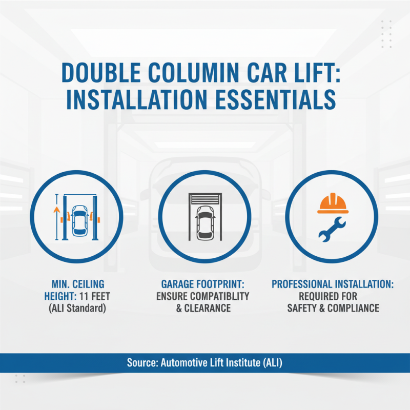 How to Choose the Best Double Column Car Lift for Your Garage Needs